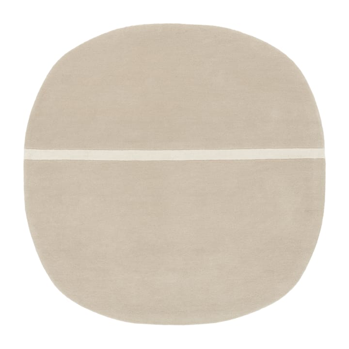 Dywan Oona 140x140 cm - Sand - Normann Copenhagen