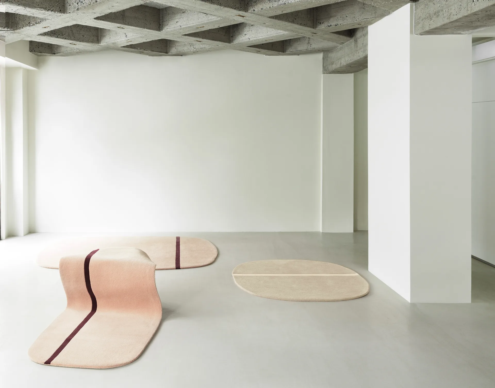 Dywan Oona 140x140 cm, Sand Normann Copenhagen