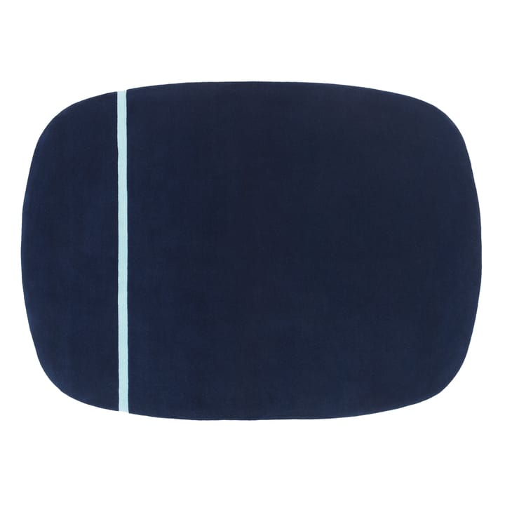 Dywan Oona 175x240 cm - Niebieski - Normann Copenhagen