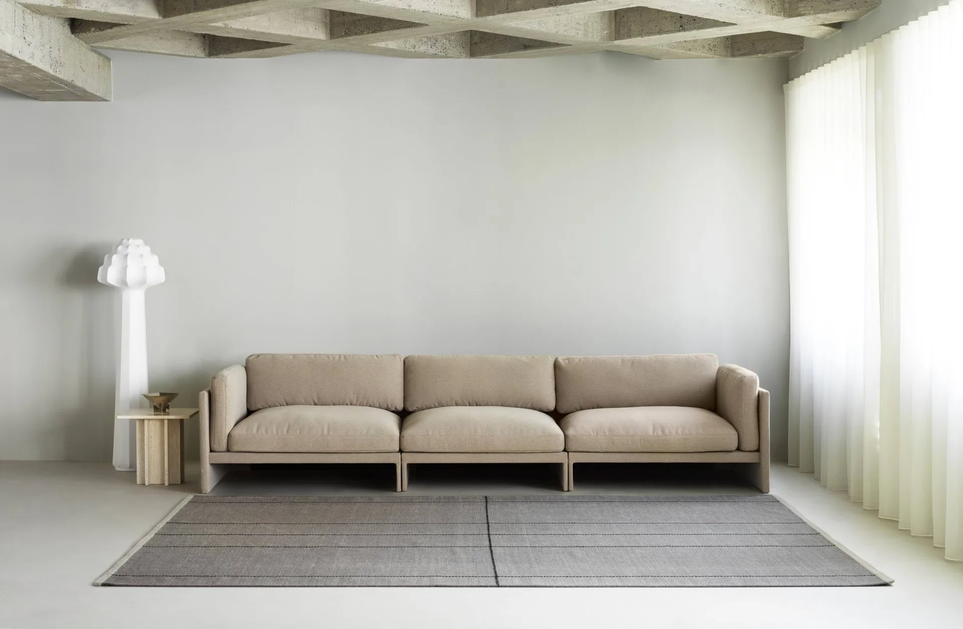 Dywan Seam, Odcienie szarości, 200x300 cm Normann Copenhagen