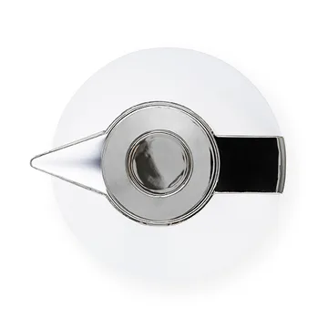 Dzbanek Geo - biały- - srebrny - Normann Copenhagen