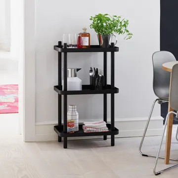 Dzbanek Geo - biały- - srebrny - Normann Copenhagen