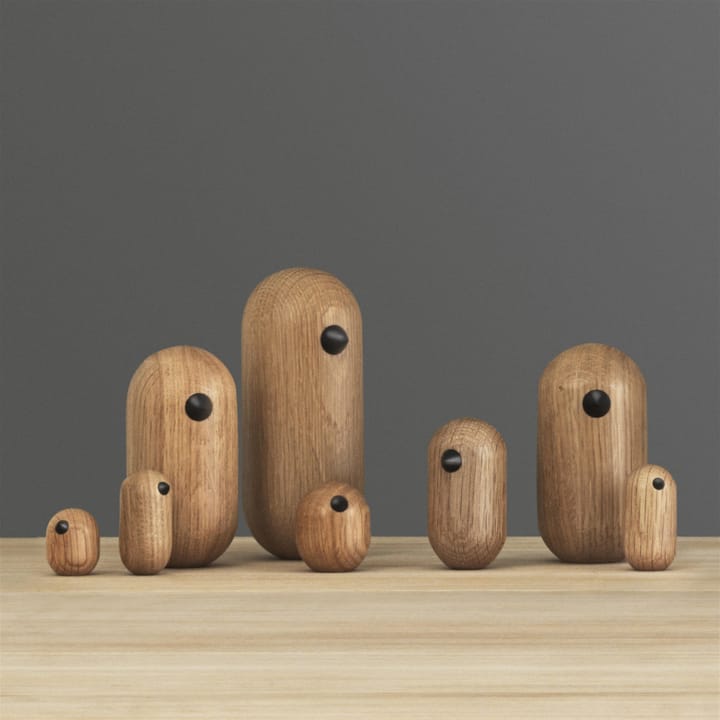 Figurka dębowa Little Bird - 10 cm - Normann Copenhagen