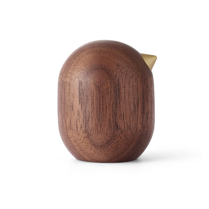 Figurka Little Bird orzech włoski - 4,5 cm - Normann Copenhagen