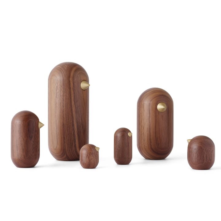 Figurka Little Bird orzech włoski, 4,5 cm Normann Copenhagen