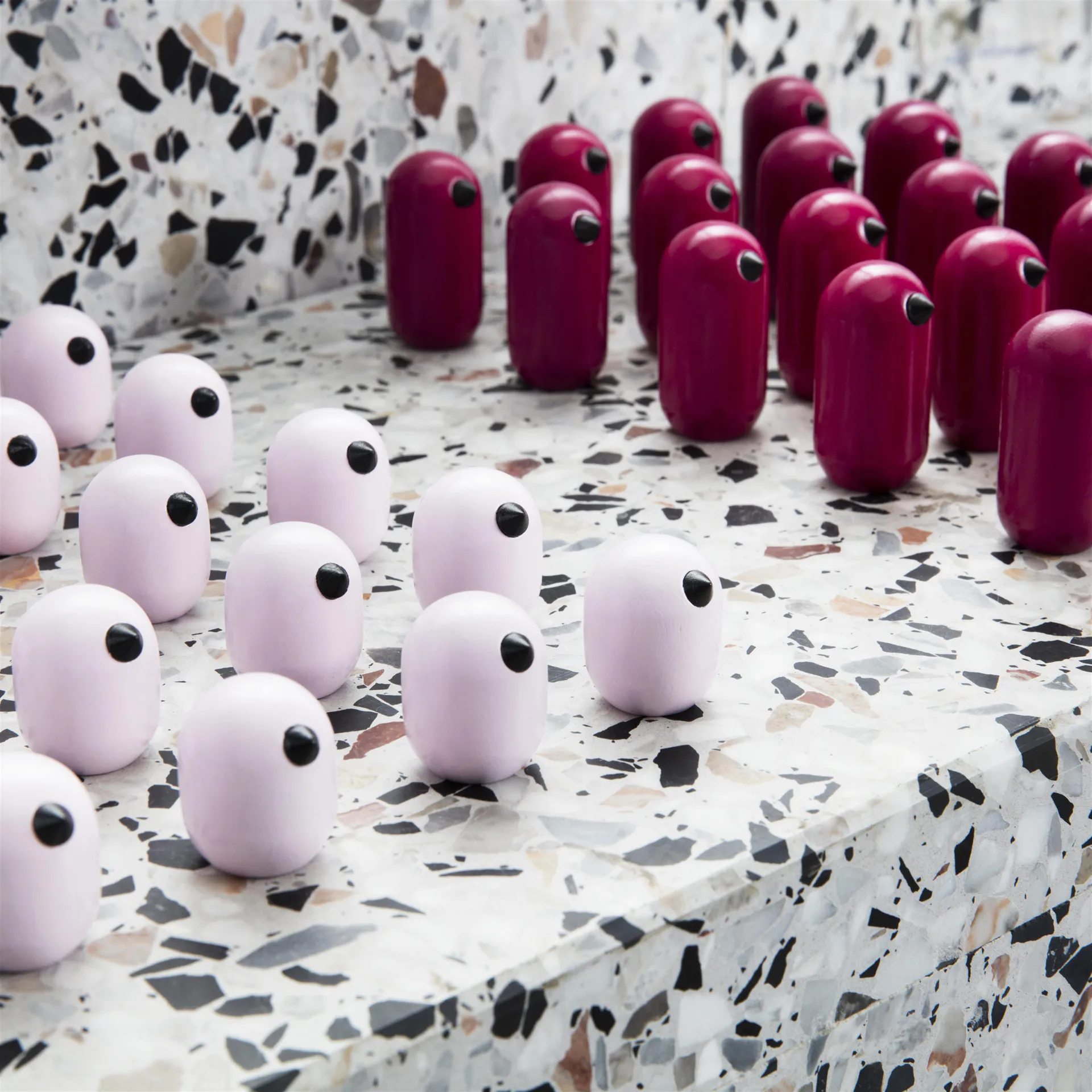 Figurka Little Bird , Różowa, 3 cm Normann Copenhagen