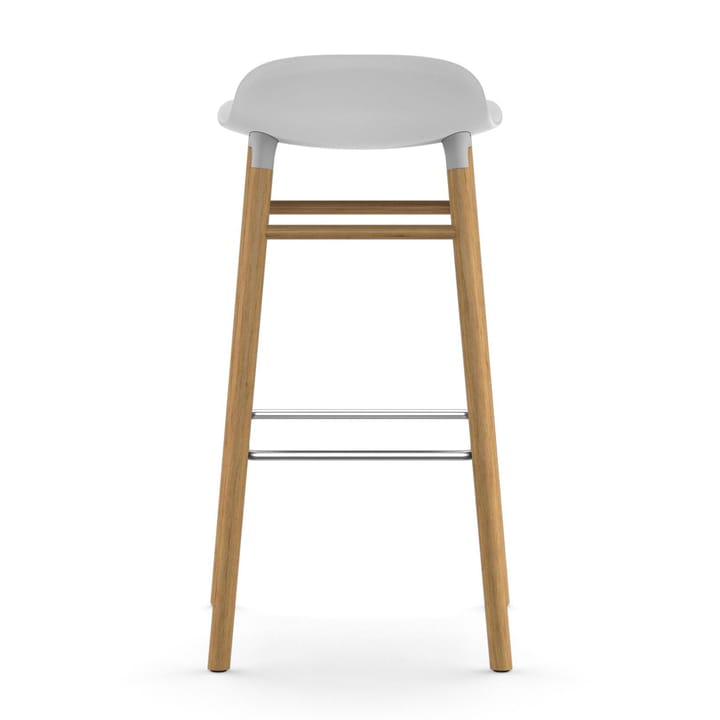 Form Chair krzesło barowe dębowy, biały Normann Copenhagen
