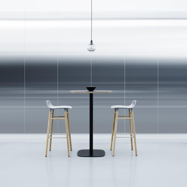 Form Chair krzesło barowe dębowy, szary Normann Copenhagen