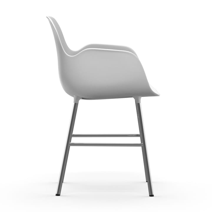 Form Chromowane nogi fotela Shape, Biały Normann Copenhagen