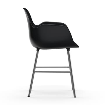 Form Chromowane nogi fotela Shape - Czarny - Normann Copenhagen