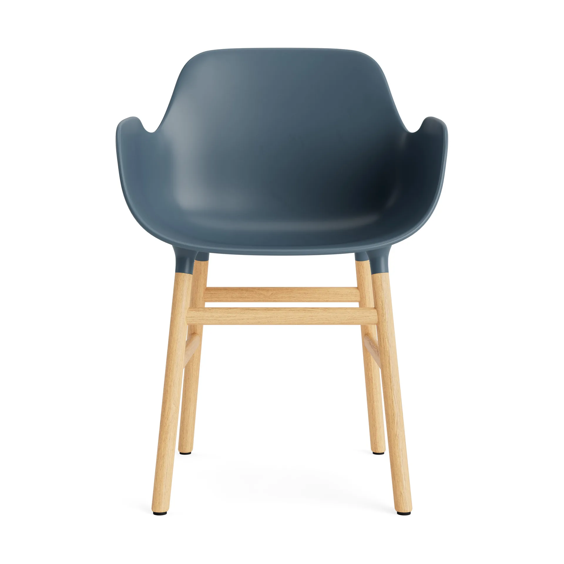 Form fotel, blue, dębowe nogi Normann Copenhagen