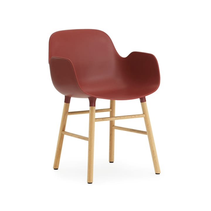 Form fotel - red, dębowe nogi - Normann Copenhagen