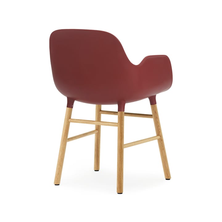 Form fotel - red, dębowe nogi - Normann Copenhagen