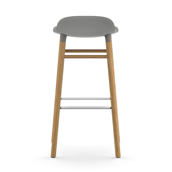 Form krzesło barowe dębowy 75 cm - szary - Normann Copenhagen