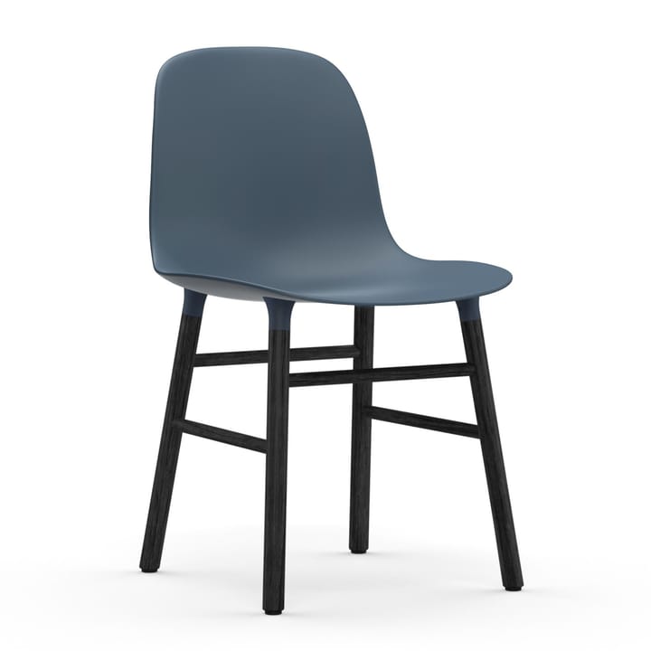 Form krzesło czarne nogi - Niebieski - Normann Copenhagen