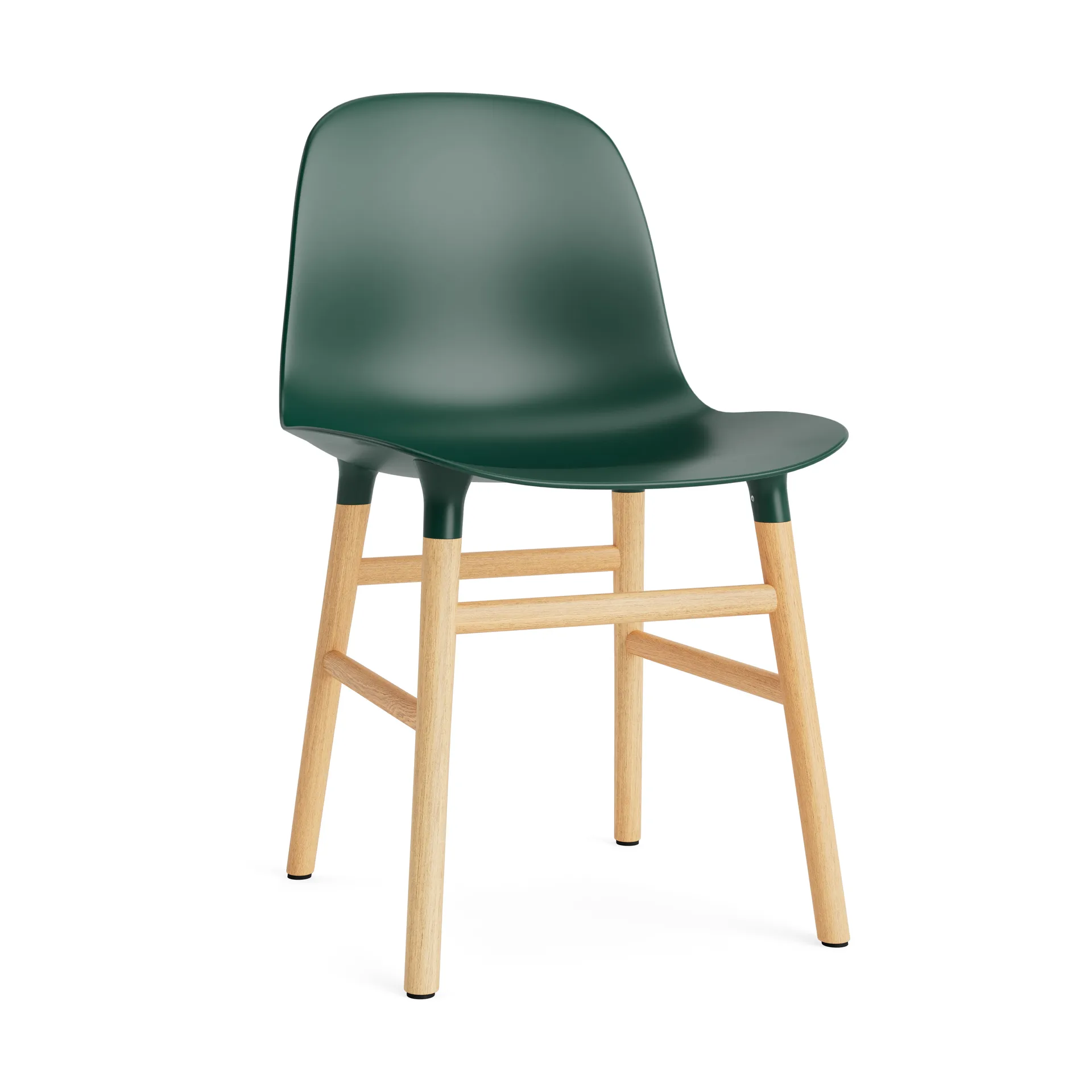 Form krzesło, green, dębowe nogi Normann Copenhagen