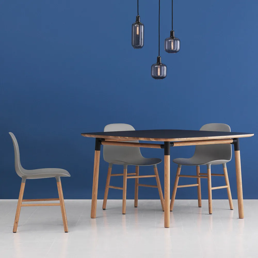 Form krzesło, green, dębowe nogi Normann Copenhagen