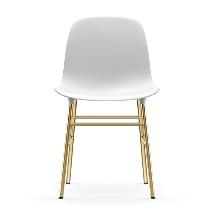 Form krzesło mosiężne nogi , Biały Normann Copenhagen