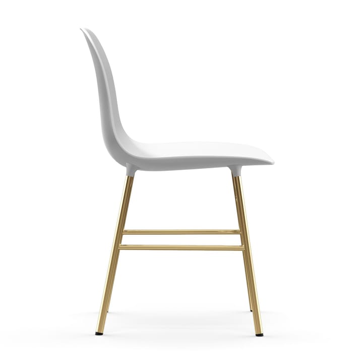 Form krzesło mosiężne nogi , Biały Normann Copenhagen