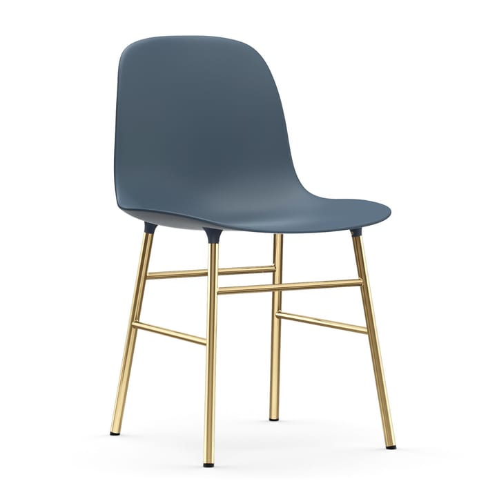 Form krzesło mosiężne nogi  - Niebieski - Normann Copenhagen