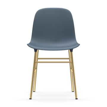 Form krzesło mosiężne nogi  - Niebieski - Normann Copenhagen