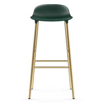 Form krzesło mosiężne nogi stołka barowego 75 cm - Zielony - Normann Copenhagen