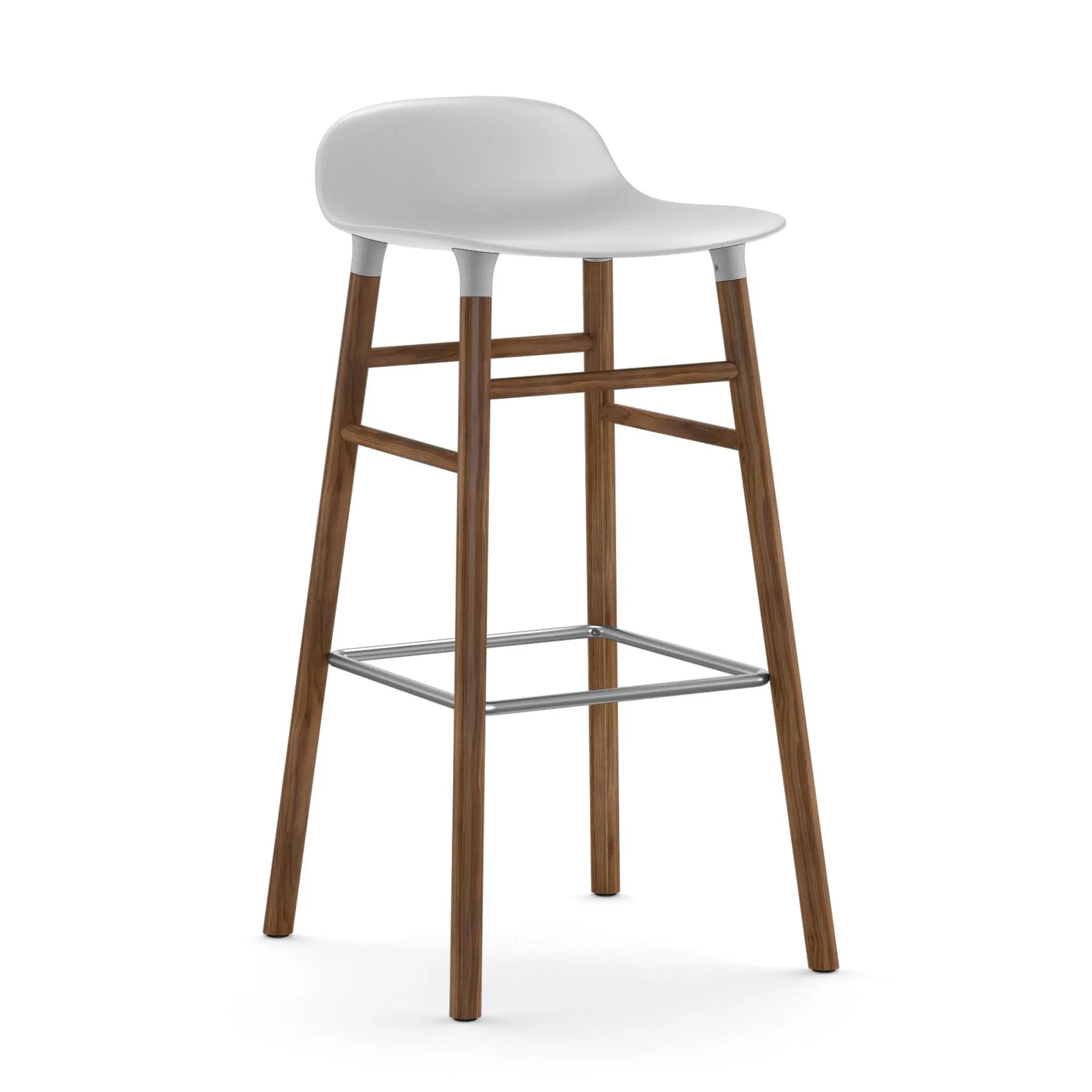 Form krzesło nogi orzechowe 75 cm, biały Normann Copenhagen