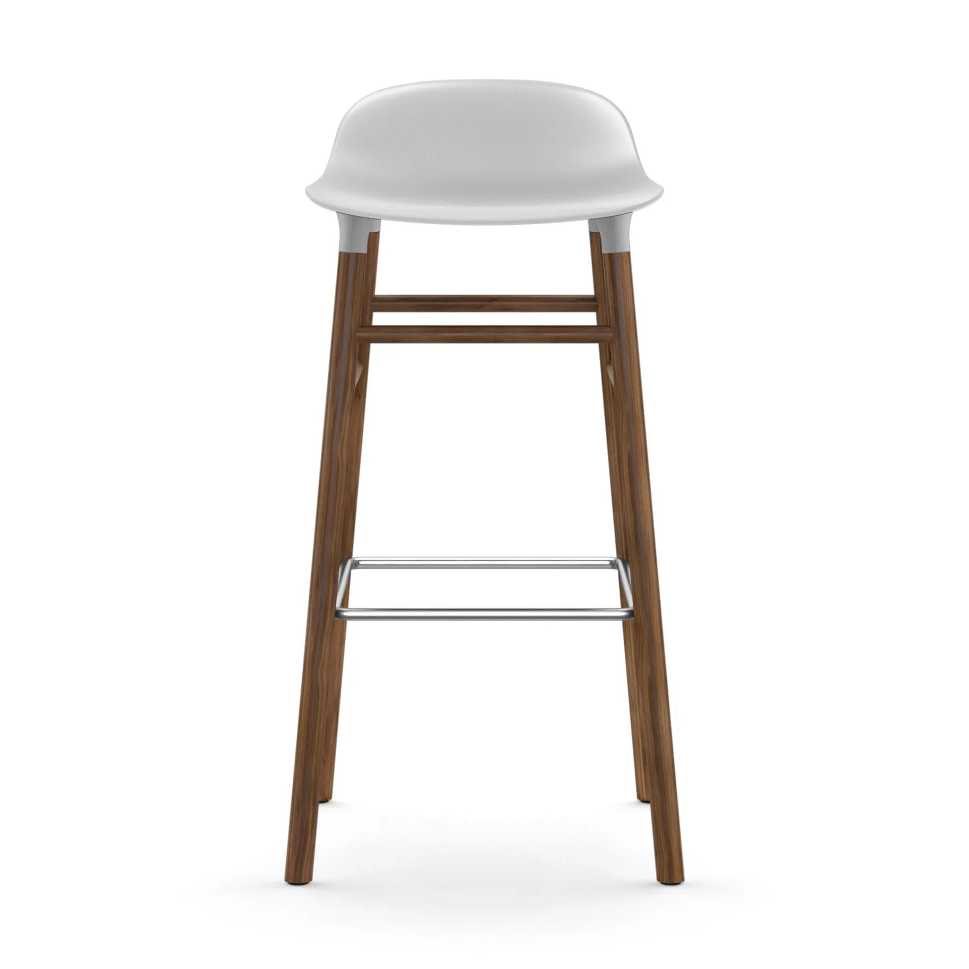Form krzesło nogi orzechowe 75 cm, biały Normann Copenhagen
