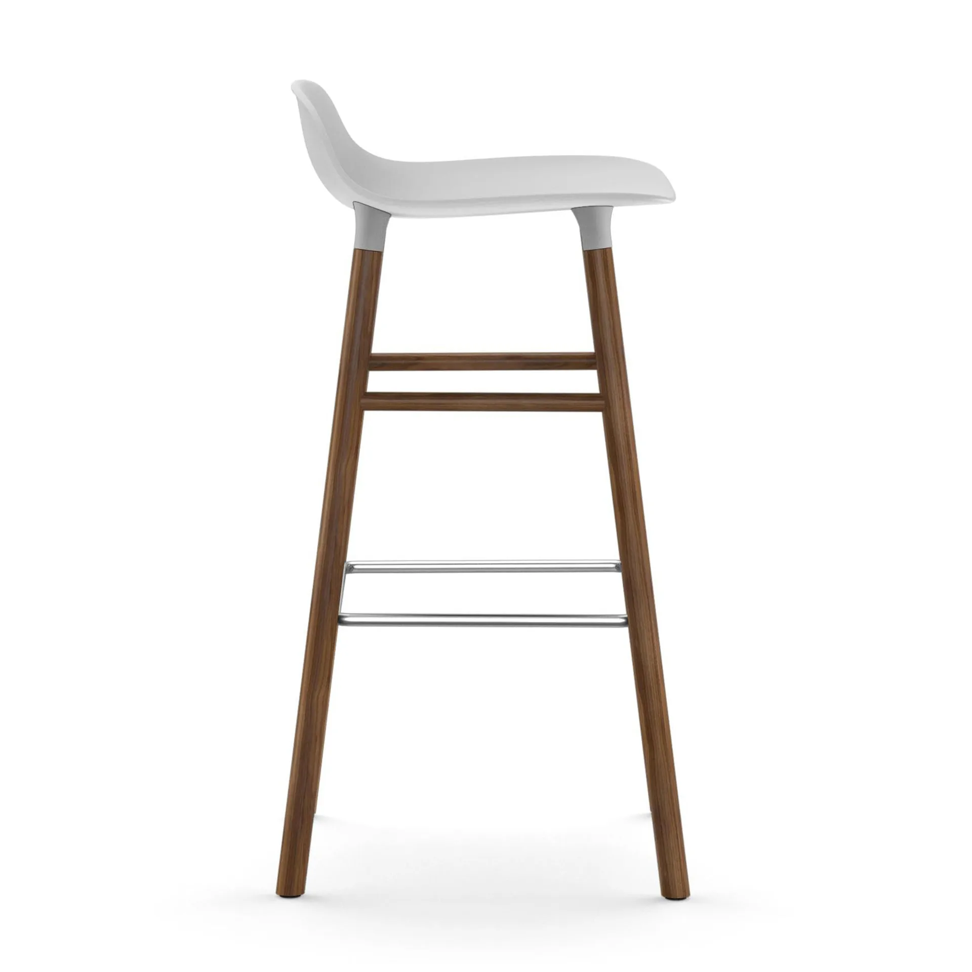 Form krzesło nogi orzechowe 75 cm, biały Normann Copenhagen