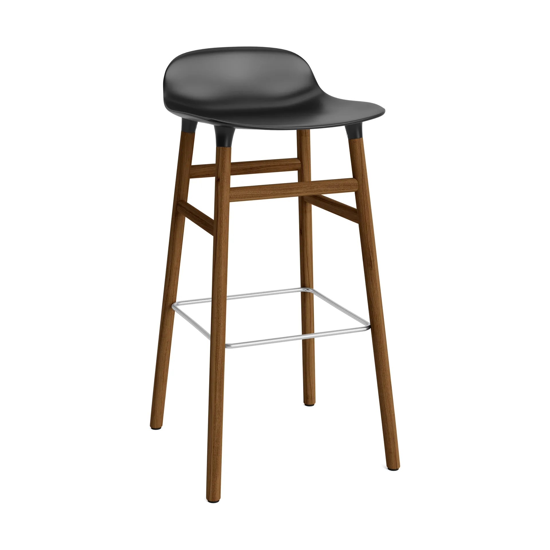 Form krzesło nogi orzechowe 75 cm, czarny Normann Copenhagen