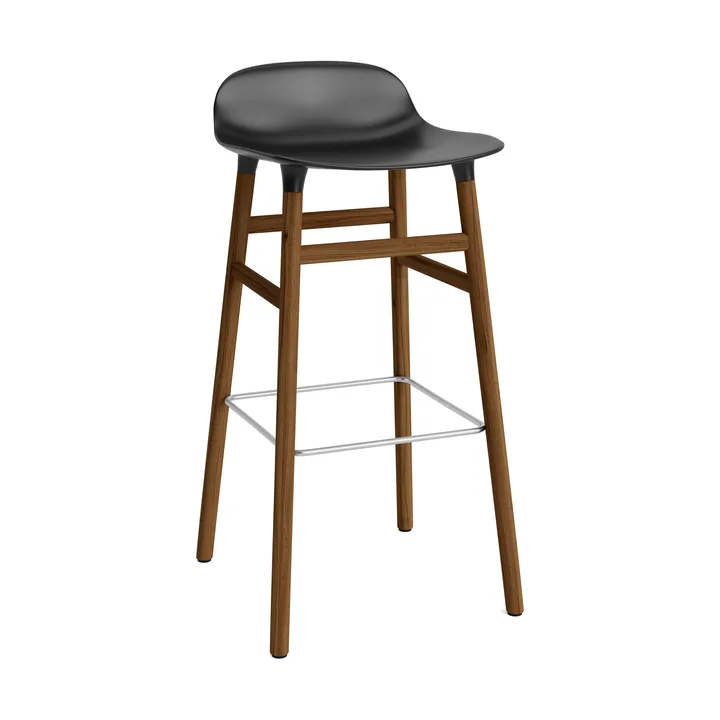 Form krzesło nogi orzechowe 75 cm - czarny - Normann Copenhagen