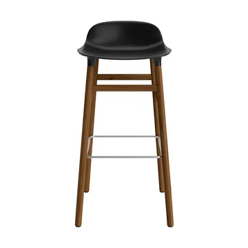 Form krzesło nogi orzechowe 75 cm - czarny - Normann Copenhagen