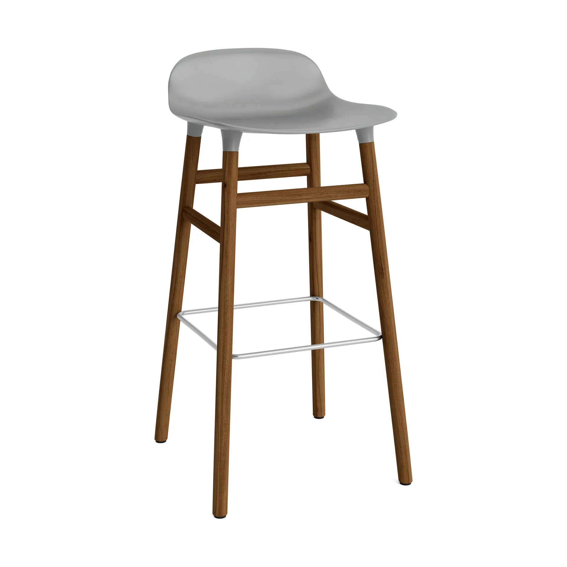 Form krzesło nogi orzechowe 75 cm, szary Normann Copenhagen