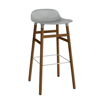 Form krzesło nogi orzechowe 75 cm - szary - Normann Copenhagen