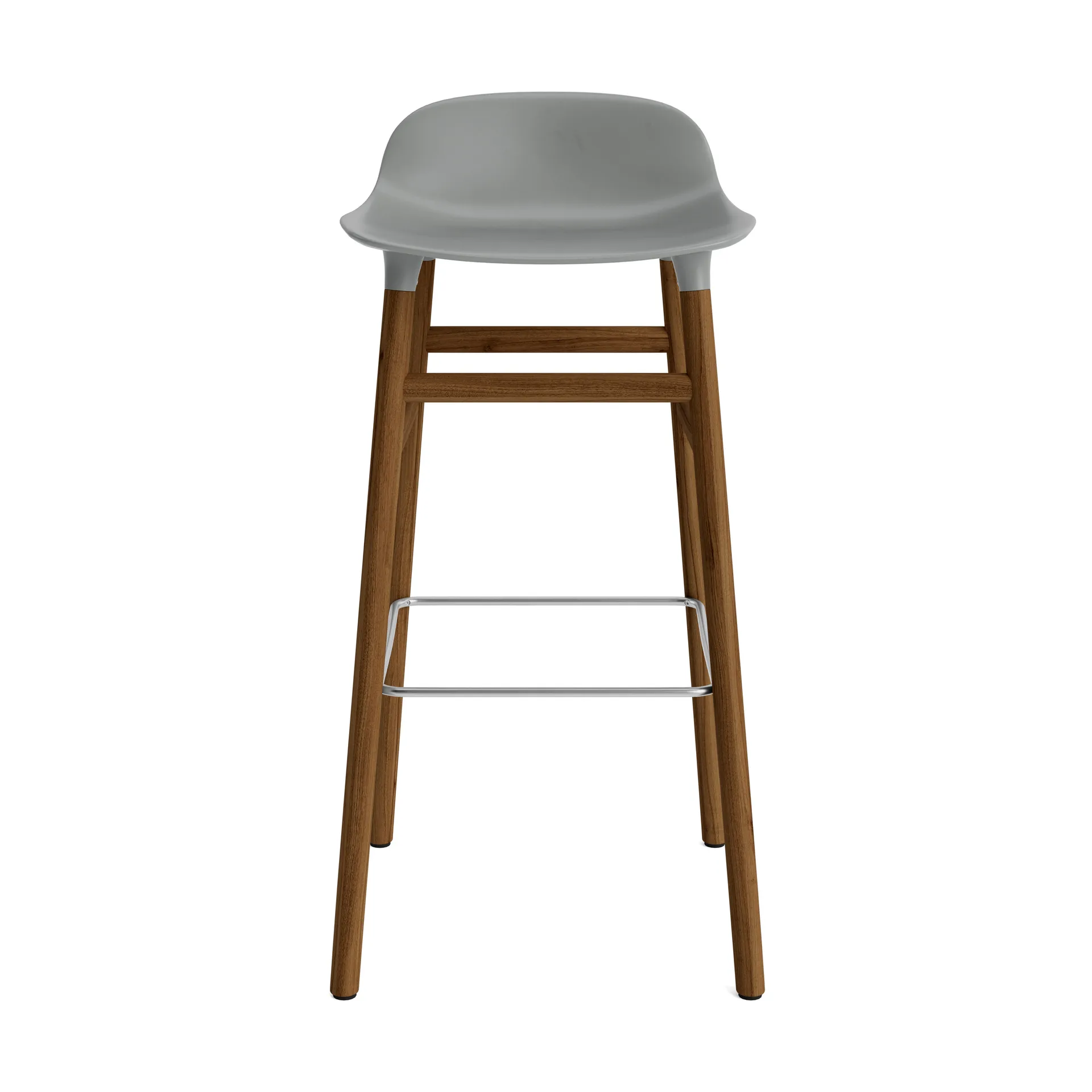Form krzesło nogi orzechowe 75 cm, szary Normann Copenhagen
