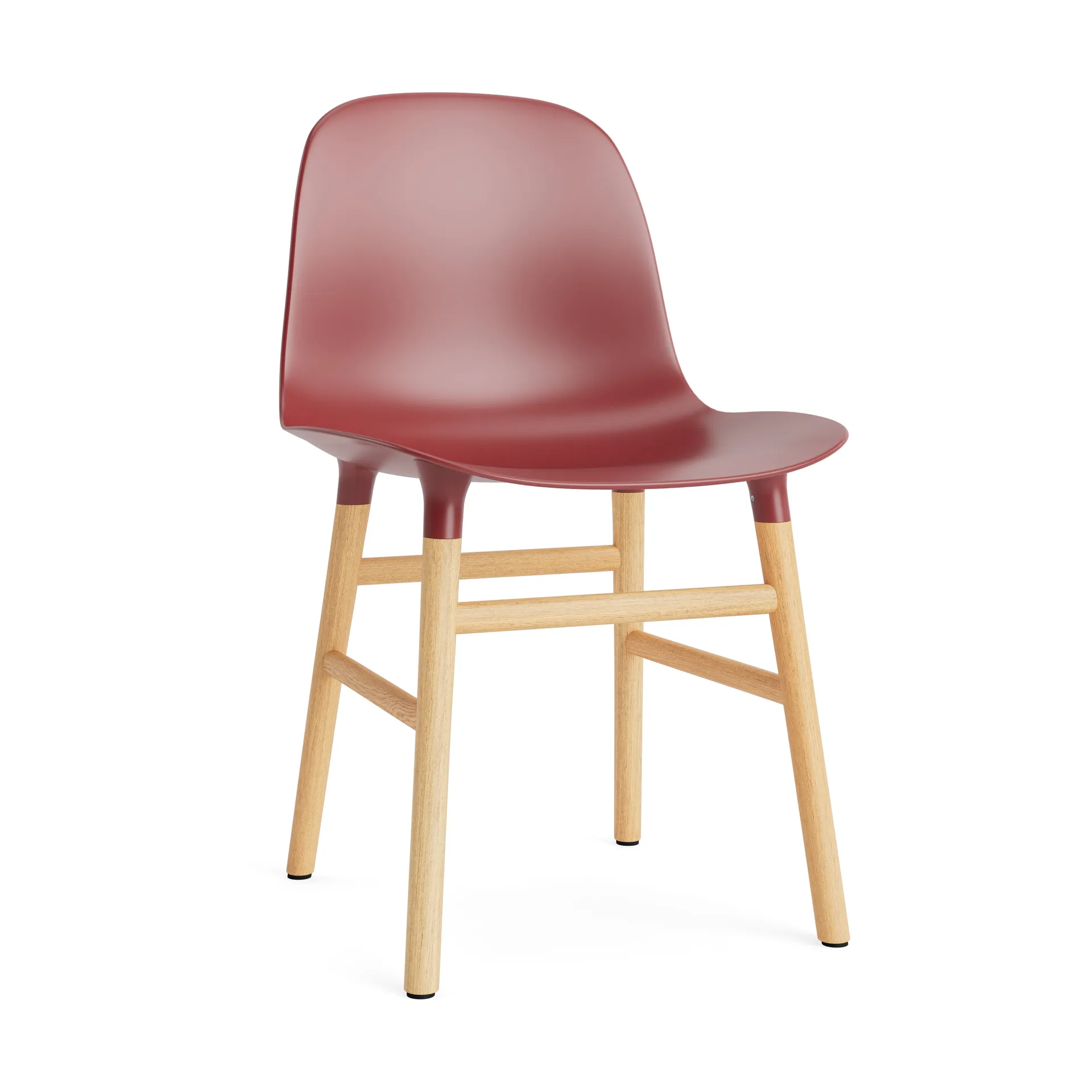 Form krzesło, red, dębowe nogi Normann Copenhagen