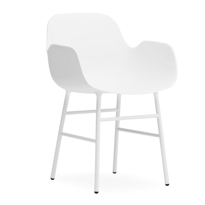 Form metalowe nogi fotela, Biały Normann Copenhagen