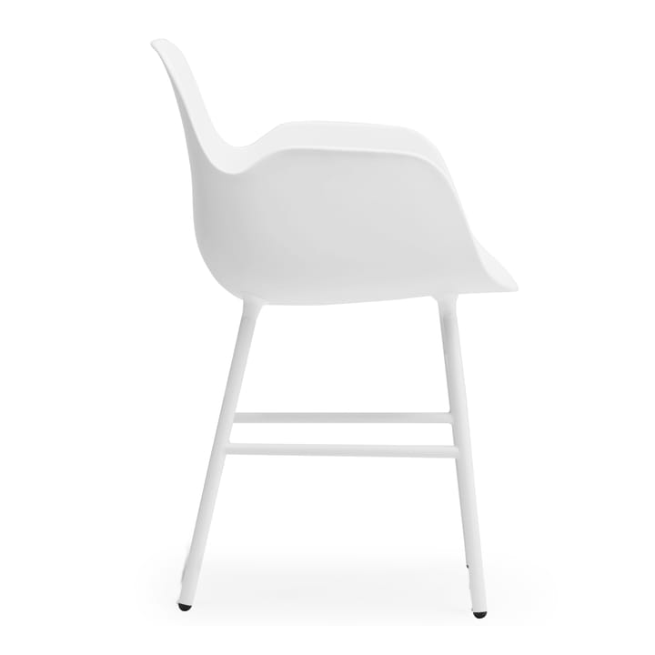 Form metalowe nogi fotela, Biały Normann Copenhagen
