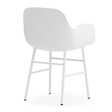 Form metalowe nogi fotela - Biały - Normann Copenhagen