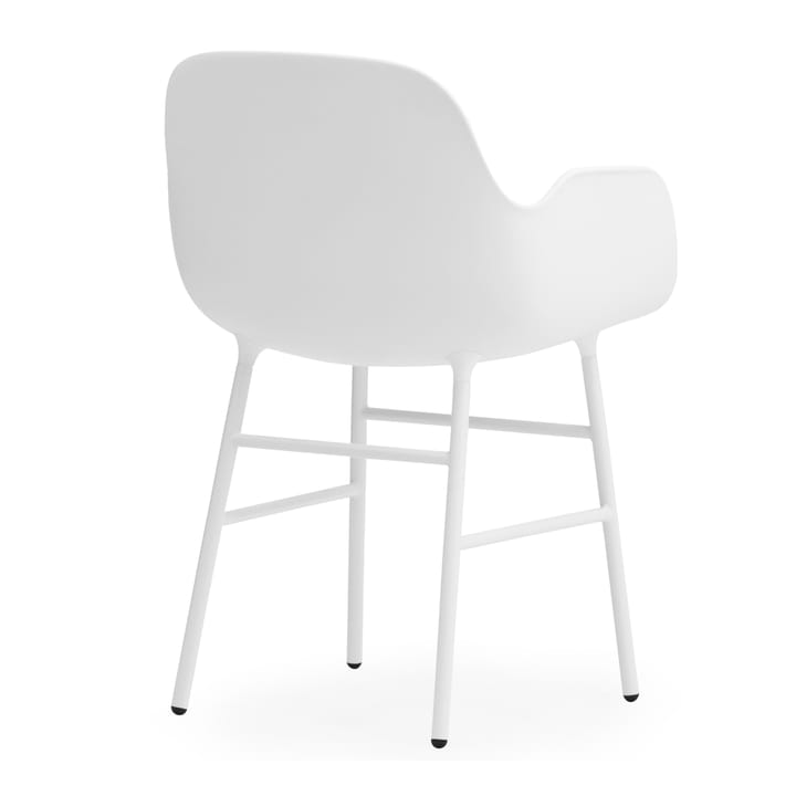 Form metalowe nogi fotela - Biały - Normann Copenhagen