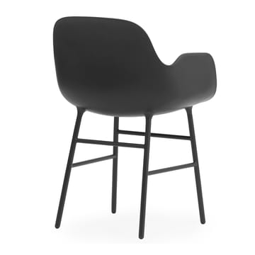 Form metalowe nogi fotela - Czarny - Normann Copenhagen
