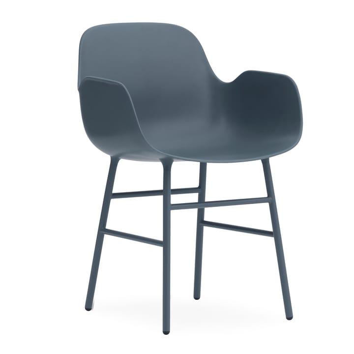 Form metalowe nogi fotela - Niebieski - Normann Copenhagen