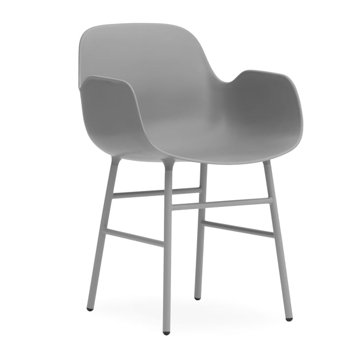 Form metalowe nogi fotela - szary - Normann Copenhagen