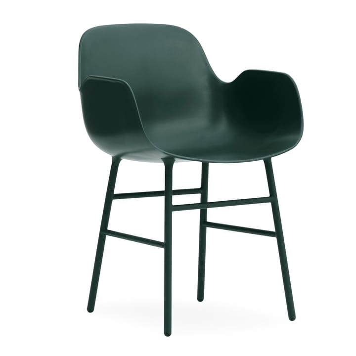 Form metalowe nogi fotela - Zielony - Normann Copenhagen