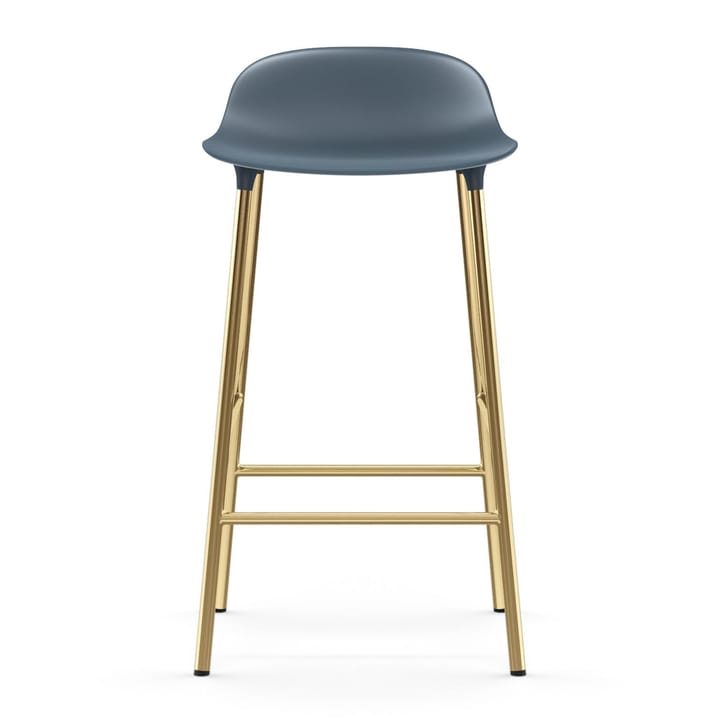 Form mosiężne nogi stołka barowego, Niebieski Normann Copenhagen