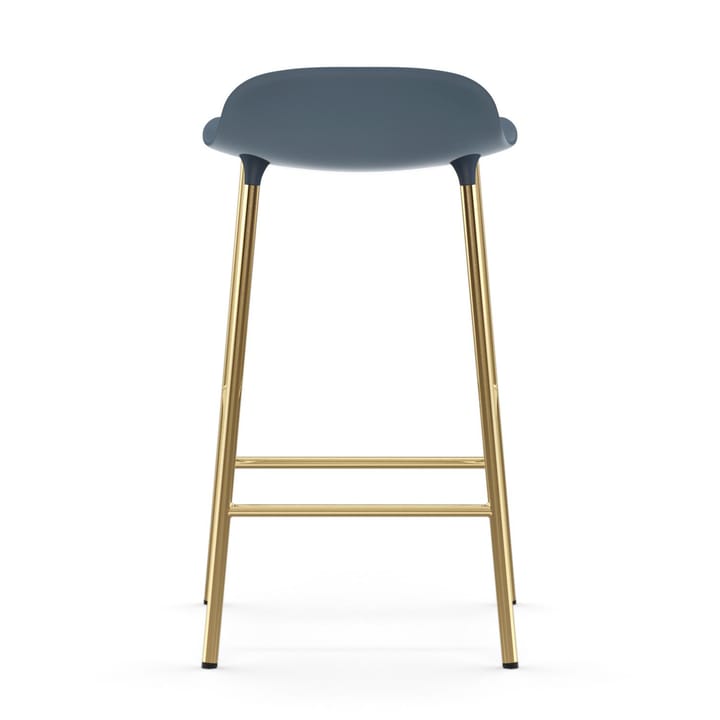 Form mosiężne nogi stołka barowego, Niebieski Normann Copenhagen
