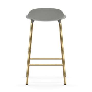 Form mosiężne nogi stołka barowego - szary - Normann Copenhagen