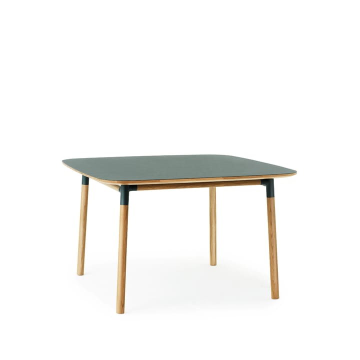 Form stół - green, dębowe nogi, 120x120 cm - Normann Copenhagen