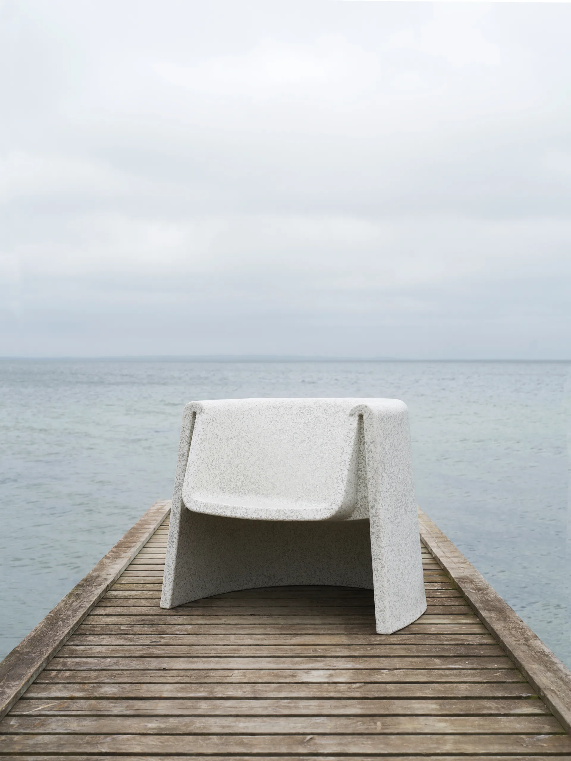 Fotel Bit Lounge Chair, Biały Normann Copenhagen