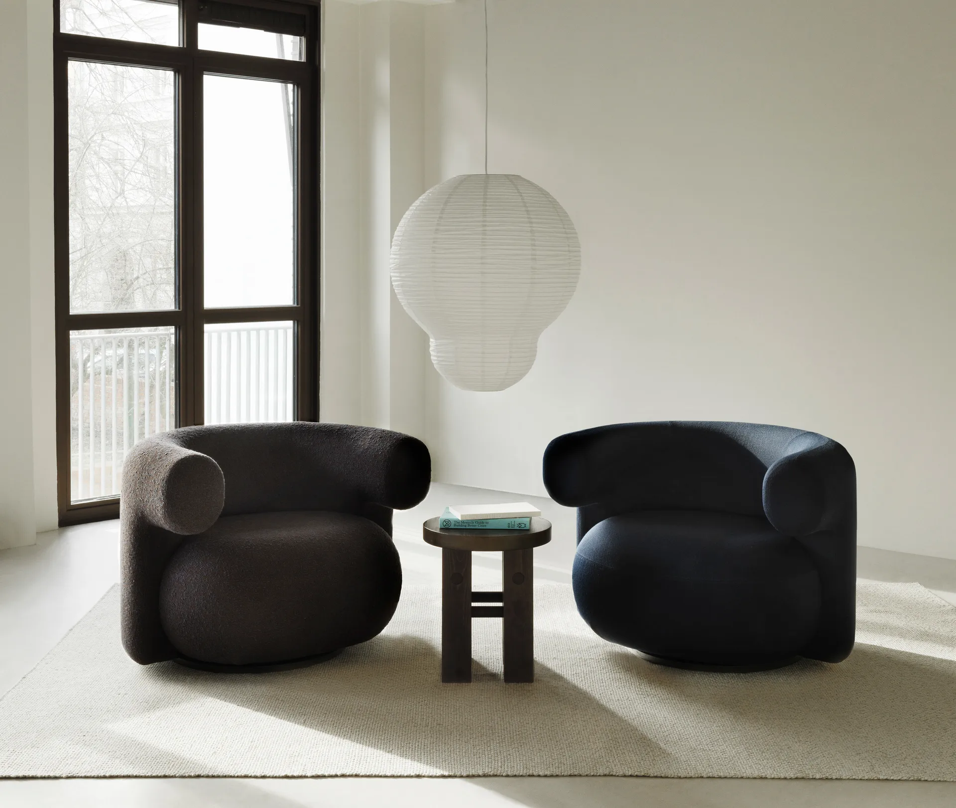 Fotel lounge Burra z funkcją powrotu, Zero 0011 Normann Copenhagen